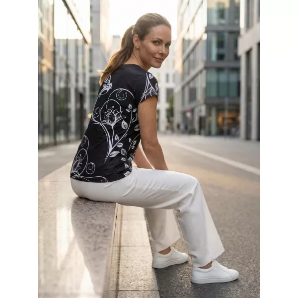  Damen Freizeitshirt Premium ALTISPORT VOJ/ALW106TR06 SCHWARZ 