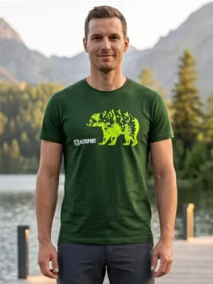 Herren t -Shirt mit kurzen Ärmeln ALTISPORT ALM193129 FLASCHE