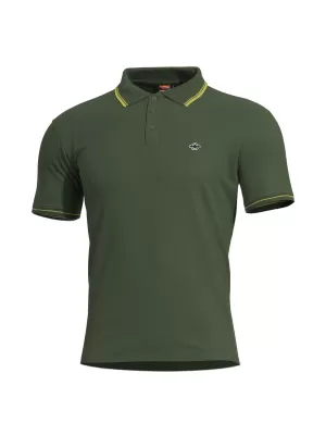 T-Shirt PENTAGON ANIKETOS POLO K09011 SPRINGBOCK GRÜN