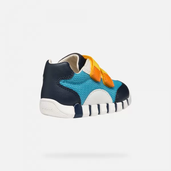  Schuhe für die ersten Schritte für Jungen GEOX IUPIDOO B3555C01454C4088 BLAU 