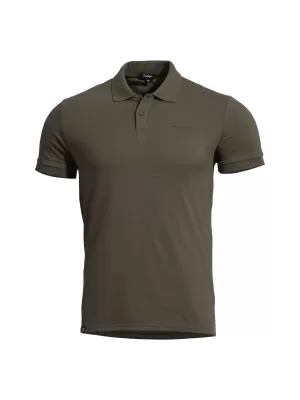 Herren-T-Shirt mit Kragen PENTAGON MOTH PIQUET POLO SHIRT K09047 BRAUNGRAU