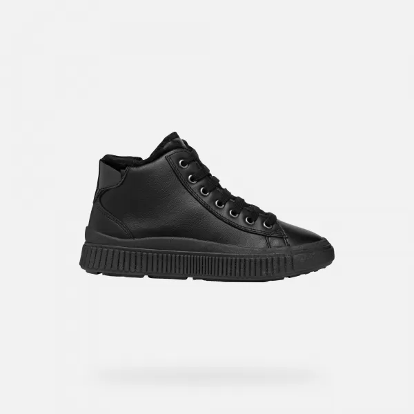  Mädchen-Sneaker GEOX LAQUINNY J46M3G00085C9999 SCHWARZ 
