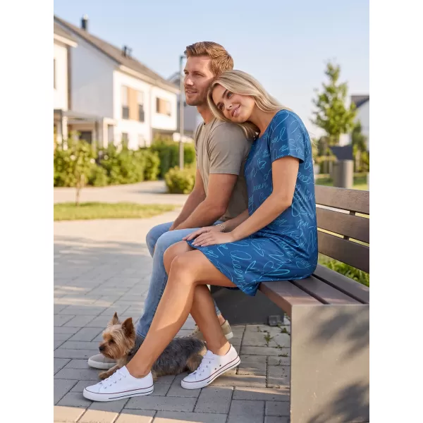  Erweitertes Premium-T-Shirt für Damen ALTISPORT VOJ/ALW084SAT02 BLAU 