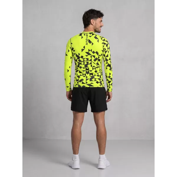  Hochwertiges funktionelles Kompressionsshirt für Herren ALTISPORT VOJ/ALM108TR03 NEONGELB 