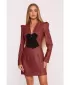 Kleid MOE M869 KASTANIENBRAUN