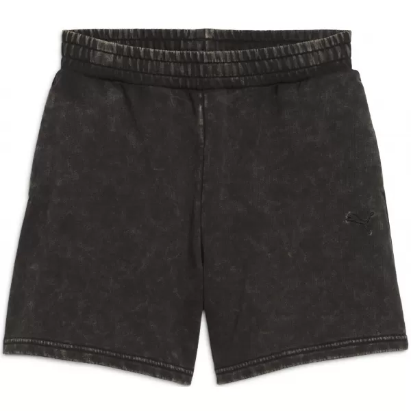  Damen-Shorts PUMA ESS ELEVATED WASH HIGH-WAIST SHORTS 5" TR 68810501 PUMA SCHWARZ 