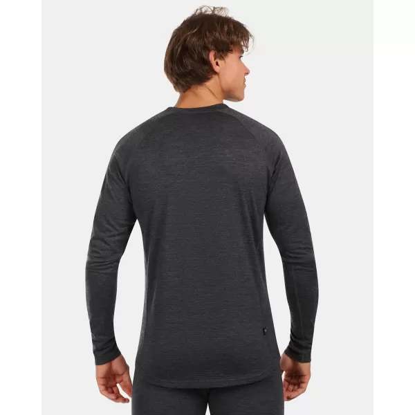  Herren-Thermoshirt KILPI MAVORA TOP-M ZM0502KI SCHWARZ 