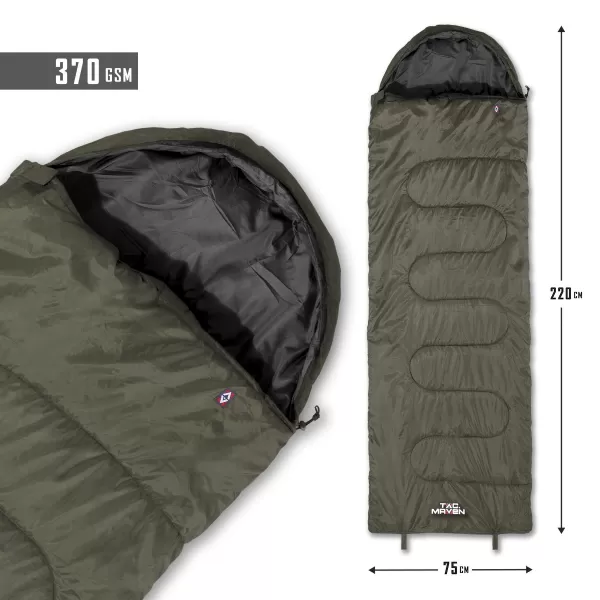  Schlafsack PENTAGON MAJOR SLEEPING BAG 370GR/M² D19002 BRAUNGRAU 