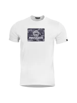 T-Shirt PENTAGON AGERON SPOT CAMO K09012 WEIß