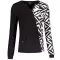 Damen-T-Shirt KIXMI VIVIANE SCHWARZ/WEIß