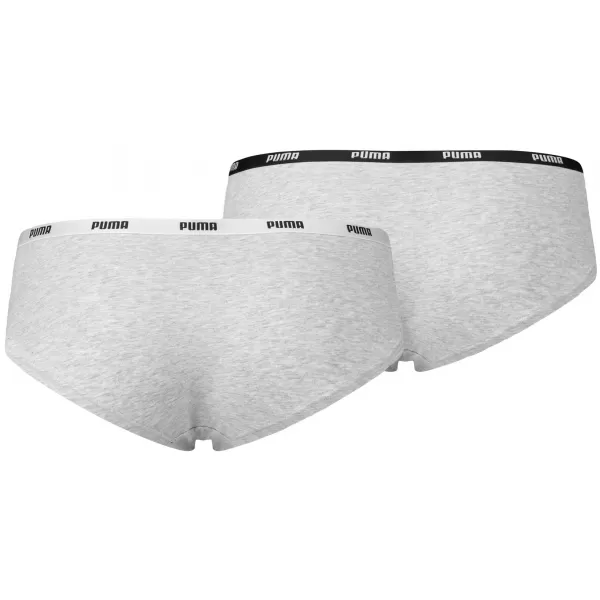  Höschen PUMA WOMEN HIPSTER 2P PACK 90785205 GRAU/GRAU 