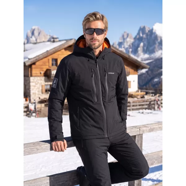  Herren-Winterjacke ALTISPORT GALLANT SCHWARZ 