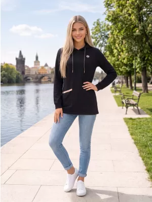 Damen-Sweatshirt ALTISPORT GITA SCHWARZ