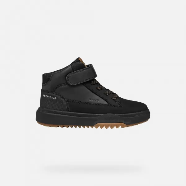  Stiefeletten für Jungen GEOX BUNSHEE B ABX SCHWARZ 