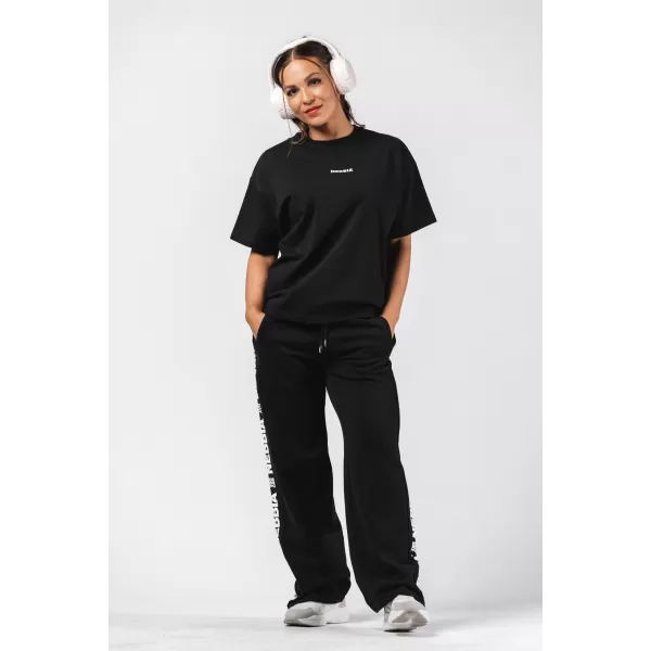  Übergroßes T-Shirt RESET 491 SCHWARZ Nebbia 