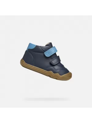 Jungen barfuß GEOX STEPPIEUP B565WC00085C0700 DUNKELBLAU