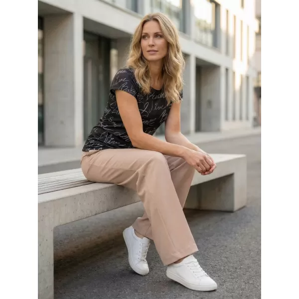  Damen Freizeitshirt Premium ALTISPORT VOJ/ALW084TR06 SCHWARZ 