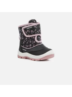 Stiefeletten für Mädchen GEOX FLANFIL ABX G008905 SCHWARZ