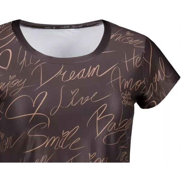  Damen Freizeitshirt Premium ALTISPORT VOJ/ALW084TR06 BRAUN 