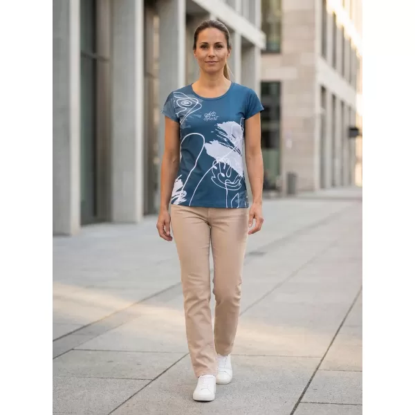  Damen Freizeitshirt Premium ALTISPORT VOJ/ALW120TR06 DUNKELBLAU 