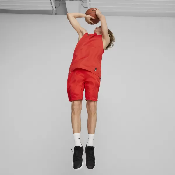  Herren-Tanktop PUMA REVERSIBLE PRACTICE JERSEY 67664003 PUMA ROT 