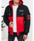 Jacke DSTREET TX5052 SCHWARZ/ROT