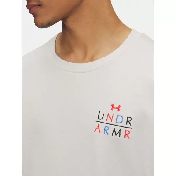  Herren-T-Shirt UNDER ARMOUR UA HWT MODERN SPORT OS LS 6004885-110 WEIß 