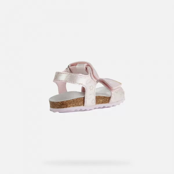  Sandalen für Mädchen GEOX CHALKI HELLROSA 
