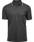 Herren-T-Shirt TEE JAYS | TJ 1407 DUNKELGRAU/WEIß