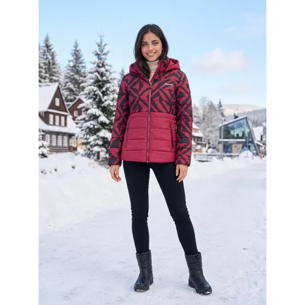  Damenjacke KIXMI VERONICA BURGUND 
