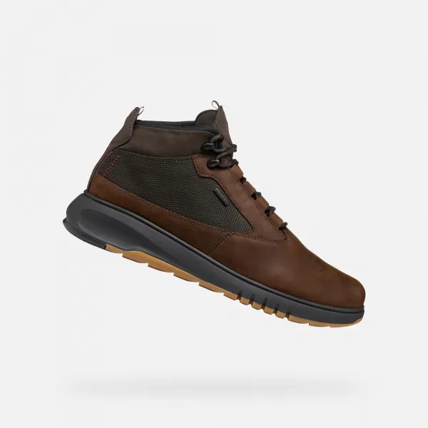  Herrenschuhe GEOX AERANTIS 4X4 ABX G011149 DUNKELBRAUN 