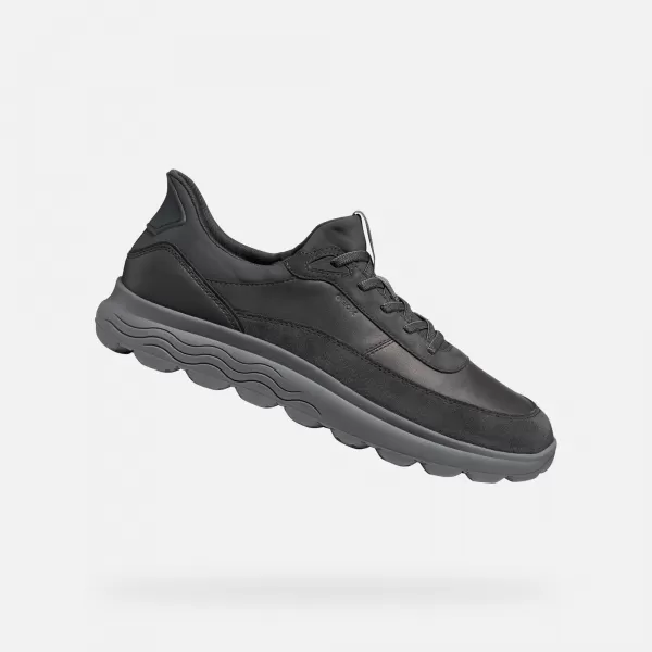  Herren-Sneaker GEOX SPHERICA PLUS G011478 DUNKELGRAU 
