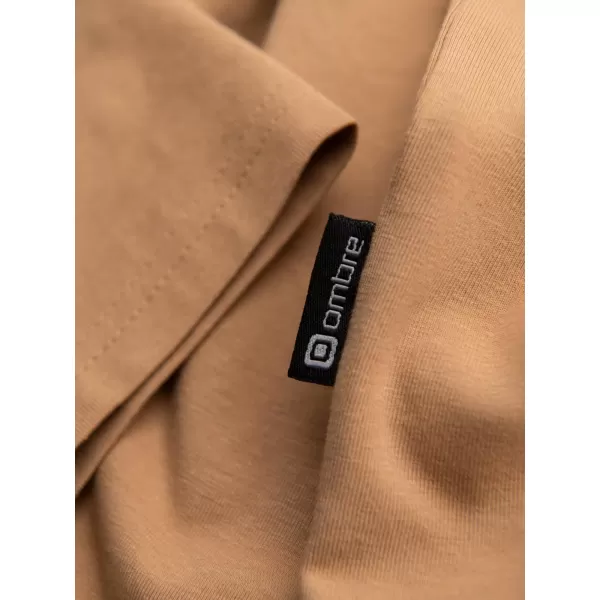  Hemd OMBRE OM-LSCL-0130 HELLBRAUN 