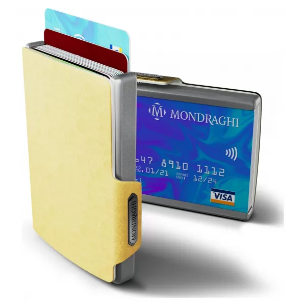  Geldbörse MONDRAGHI SAFFIANO GOLD 