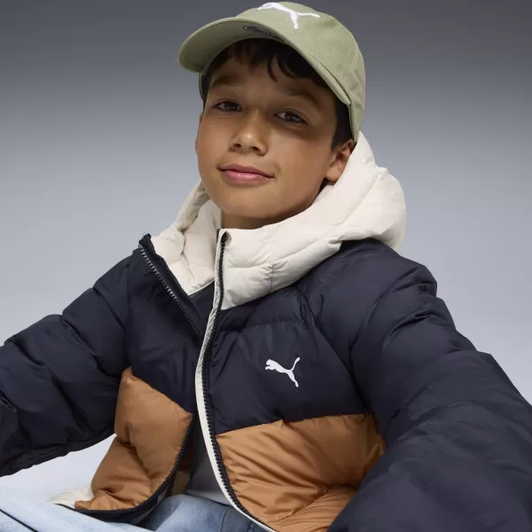  Kinderjacke PUMA SYNTHETIC HOODED PUFFER JACKET 68840416 NEUE MARINE 