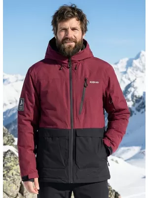 Herren-Winterjacke ALTISPORT GAL BURGUND