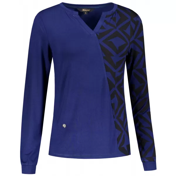  Damen-T-Shirt KIXMI VIVIANE DUNKELBLAU 