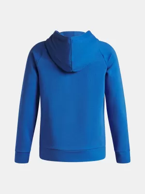 Jungen-Sweatshirt UNDER ARMOUR UA RIVAL FLEECE HOODIE 1379792-402 BLAU