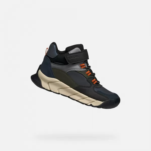  Stiefeletten für Jungen GEOX FLEXYPER PRO BOY B J56NBA0ME22C0033 DUNKELBLAU 