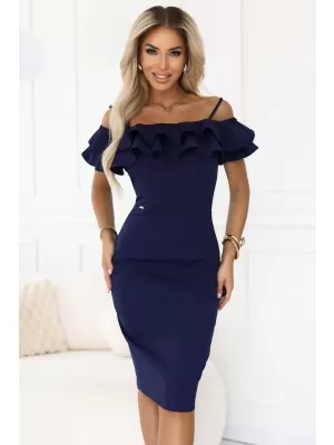 Kleid NUMOCO 599-3 DUNKELBLAU