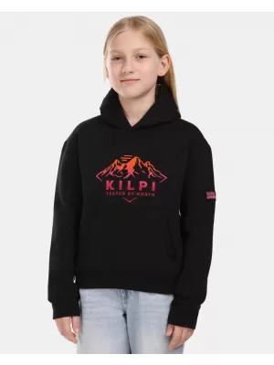 Sweatshirt für Mädchen KILPI NORTHEN-JG ZJ0211KI SCHWARZ