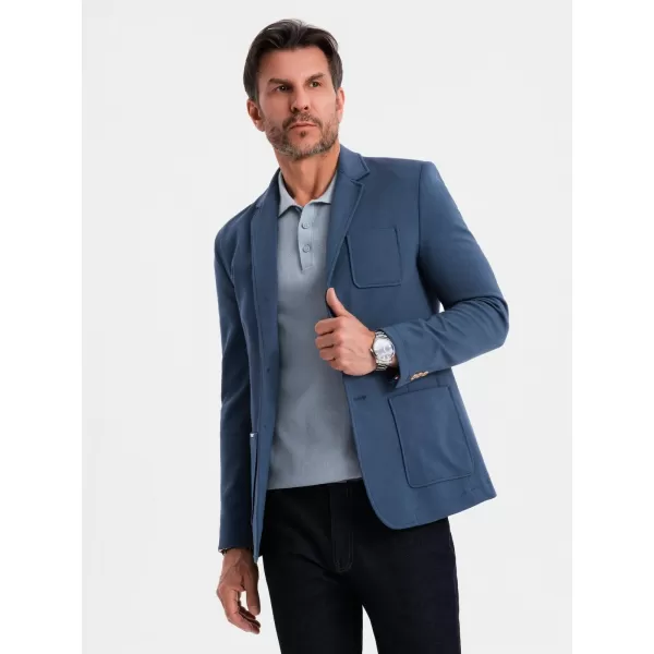  Jacke OMBRE OM-BLZB-0101 DUNKELBLAU 