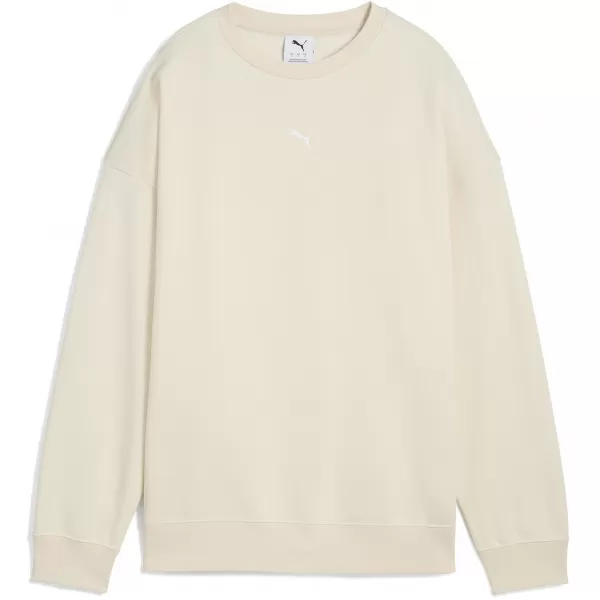  Damen Sweatshirt PUMA ESS OVERSIZED CREW FL 68540087 ALPINER SCHNEE 