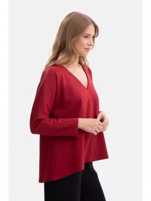 Damenbluse BEWEAR B304 KASTANIENBRAUN