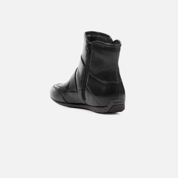  Damen-Schnürschuhe GEOX NEW MOENA SCHWARZ 