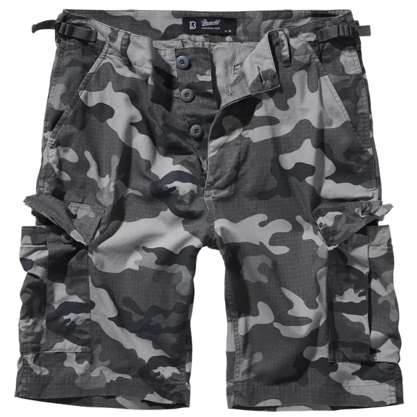  Herrenshorts BRANDIT 2019 GRAUES TARNMUSTER 