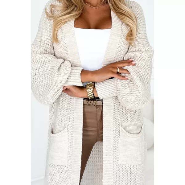  Damen-Strickjacke NUMOCO 627-1 BEIGE 
