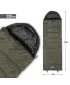 Schlafsack PENTAGON SENTINEL SLEEPING BAG 220GR/M² D19001 BRAUNGRAU