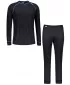 Herren-Thermoset ALTISPORT GAIN SCHWARZ/BLAU