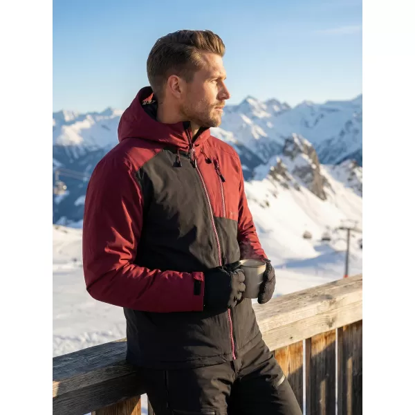  Herren-Winterjacke ALTISPORT GALLUS BURGUND 